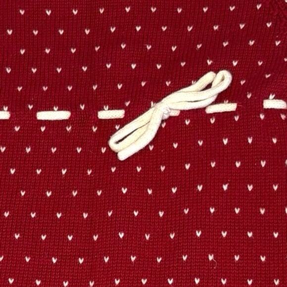 Heirloom by Poly Flinders Fair Isle Sweater Dress Girls 3T | Red Christmas - Picture 3 of 8